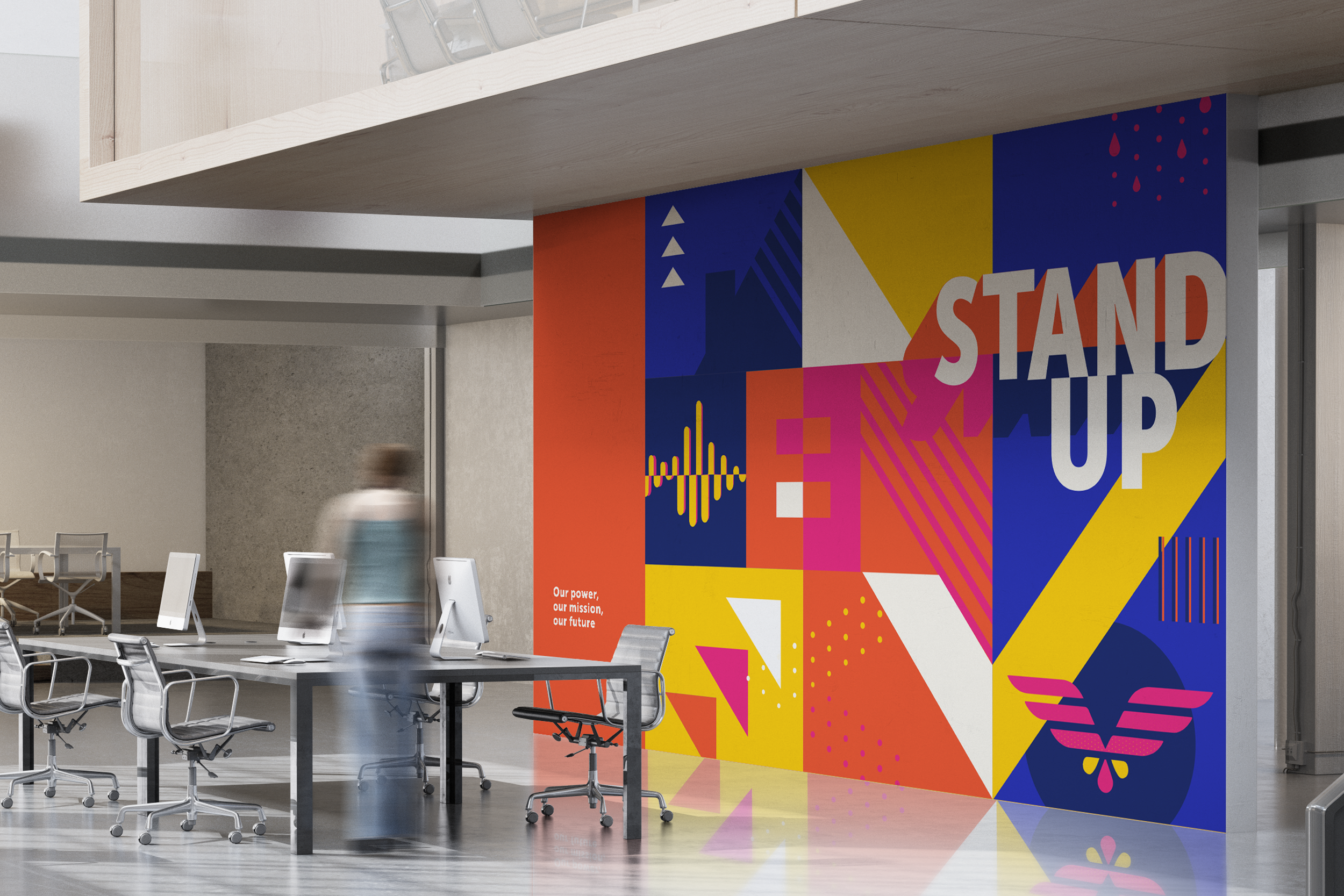 Stand Up Mural